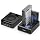 FIDECO M.2 NVMe SSD Cloner and Duplicator, 3-Bay Hard Drive Cloner Dock for M.2 NVMe SSD and 2.5"/3.5" SATA HDD, Hard Drive Reader with Foldable Cooling Fan, Ultimate Heat Dissipation, Tool-Free