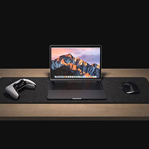 DAWNTREES Felt Desk Mat, Computer Mat for Desk, Dark | Computer Access - Image 6