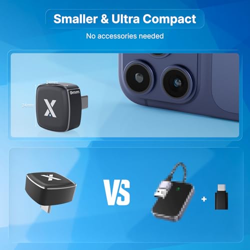 2026 X1 USB-C Wireless CarPlay Android Auto Adapter Car Play Dongle