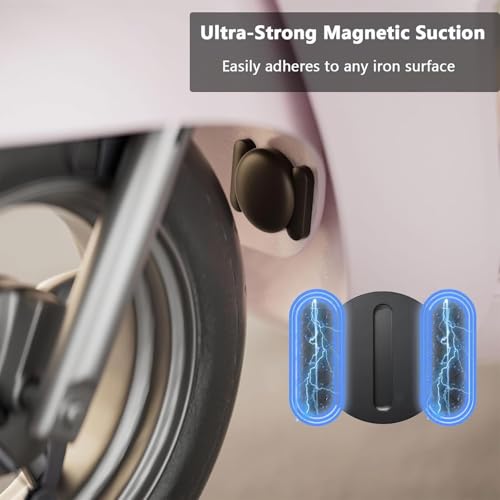 GPS Tracker for Vehicles, No Monthly Fee GPS Tracker, Tracker Device for Vehicles, Real-Time Car Tracker Work with Find My (iOS Only), Mini Magnetic Car Tracker Device Hidden with Magnetic Case