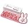 Miffy 104-Key Wireless Keyboard & Mouse Combo with Large Pink Desk Pad - Ergonomic Computer Accessories for Office/Home, Cute Kawaii Design - Pink