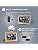 Newentor Weather Station Wireless Indoor Outdoor Thermometer, Wood,1Sensor