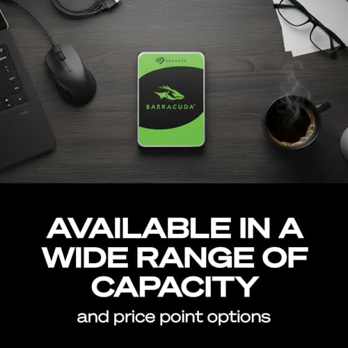 Seagate BarraCuda 4TB Internal Hard Drive HDD – 3.5 Inch Sata 6 Gb/s 5400 RPM 256MB Cache For Computer Desktop PC – Frustration Free Packaging ST4000DMZ04/DM004