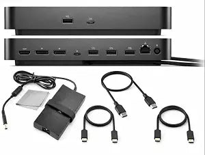 Dell Pro Smart Dock SD25 Bundle – USB C Docking Station with 130W Charging + HDMI Cable, USB C Cable, DisplayPort Cable + Cleaning Cloth, Multi-Display Support, 2.5GbE Ethernet, Black - Image 1
