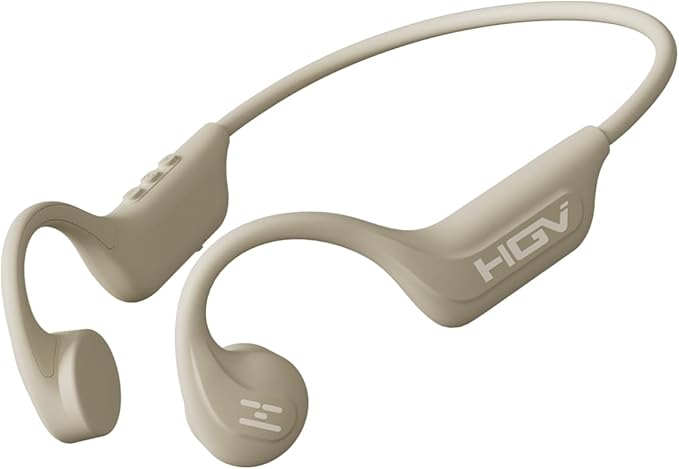 2026 New Bone Conduction Headphones Bluetooth Wireless, Bluetooth 6.0 Open Ear Headset, IP65 Waterproof & 10H Playtime, Lightweight Material, Sports Earbuds for Running, Cycling, Gym Workouts (White)