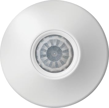 SensorSwitch Ceiling Motion Sensor, Passive Infrared PIR Occupancy Sensor, 360° Small Motion Detection, Indoor Use, Low Voltage, Standard Range