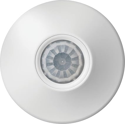 SensorSwitch Ceiling Motion Sensor, Passive Infrared PIR Occupancy Sensor, 360° Small Motion Detection, Indoor Use, Low Voltage, Standard Range