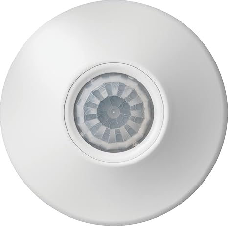 SensorSwitch Ceiling Motion Sensor, Passive Infrared PIR Occupancy Sensor, 360° Small Motion Detection, Indoor Use, Low Voltage, Standard Range