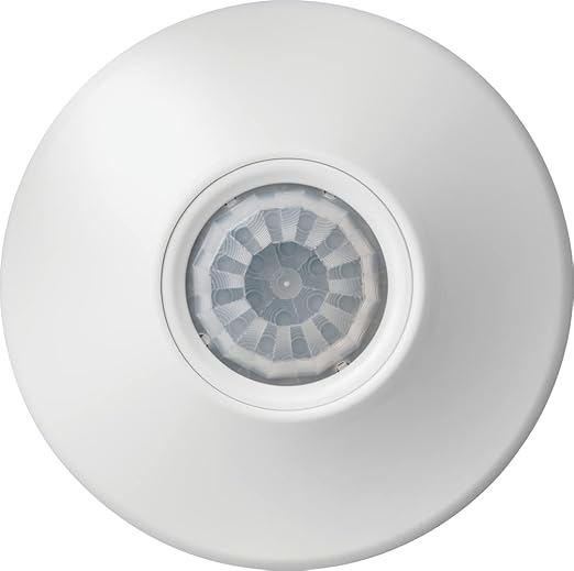 SensorSwitch Ceiling Motion Sensor, Passive Infrared PIR Occupancy Sensor, 360° Small Motion Detection, Indoor Use, Low Voltage, Standard Range