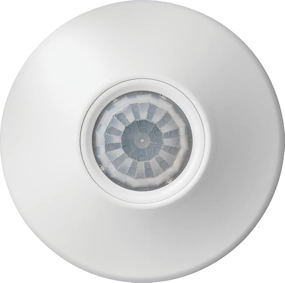 SensorSwitch Ceiling Motion Sensor, Passive Infrared PIR Occupancy Sensor, 360° Small Motion Detection, Indoor Use, Low Voltage, Standard Range