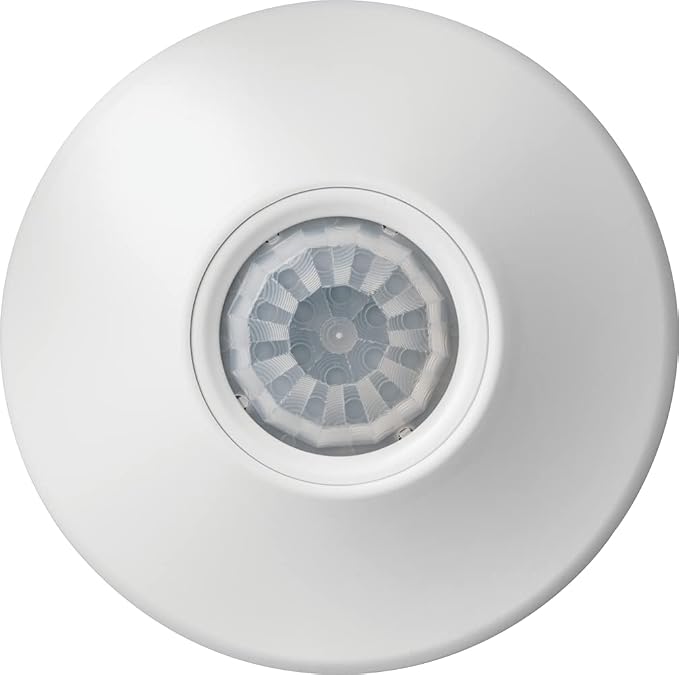 SensorSwitch Ceiling Motion Sensor, Passive Infrared PIR Occupancy Sensor, 360° Small Motion Detection, Indoor Use, Low Voltage, Standard Range