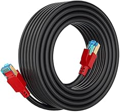 Cat 8 Ethernet Cable 50 ft, 40Gbps 2000MHz Shielded RJ45 Network LAN Cable - Image 1