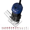 NANWEI Router Tool, 450W Compact Hand Wood Router, Palm Trim Router Fresadora para Madera Wood Routers for Woodworking Laminate Trimmer with 15pcs Router Bits - Image 9