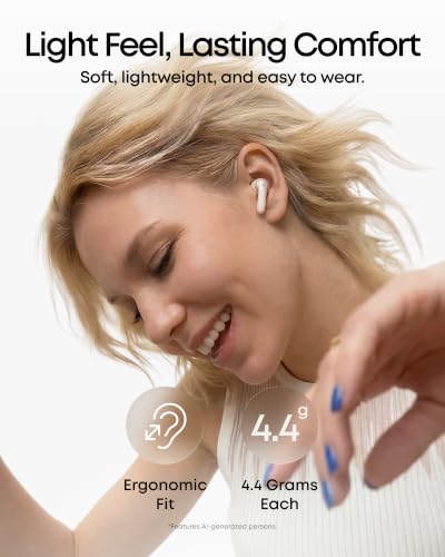 Soundcore Anker P42i Wireless Earbuds with Adaptive ANC for Daily Noise