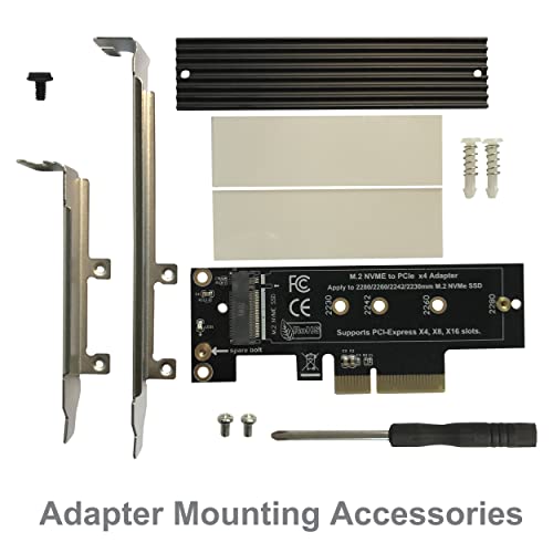 M.2 NVME to PCIe 3.0/4.0 x4 Adapter