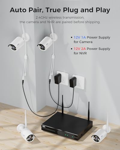 Hiseeu Wireless Pro WiFi Security Camera System, 16C | Smart Home - Image 3