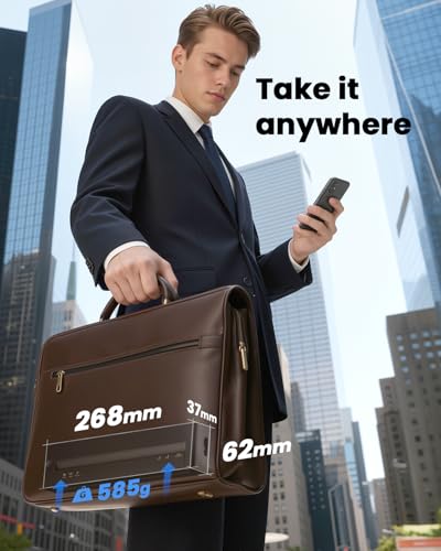 TATTMUSE A28U Inkless Thermal Portable Printer Wireless for Travel 8.5 x 11