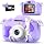 Dwfit Upgrade Selfie Kids Camera, Christmas Birthday Gifts for Boys Girls Age 3-12, HD Kids Digital Video Cameras for Toddler with Cartoon Soft Silicone Cover, Portable Toy for 3 4 5 6 7 8 Years Old