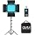 GVM RGB LED Video Light with Tripod Stand Barndoors, APP Control Panel Studio Lighting Kit, 3200K-5600K Dimmable, CRI97, Key Light for Photography, Video Recording, YouTube, Live Streaming, 800D
