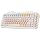 YUNZII C75 Cute 75% Wireless Mechanical Keyboard (Beige, Candy Switch)