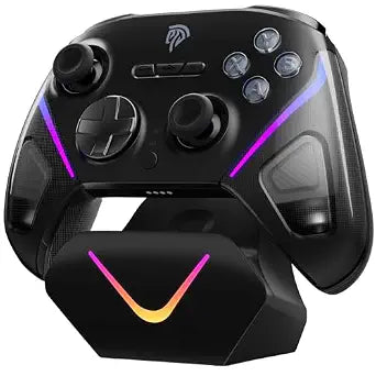 EasySMX D10 Wireless Game Controller, TMR Anti-Drift Joysticks, Black