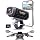 AKEEYO 710Pro EIS Motorcycle Camera with 2K 60FPS, 4K 30FPS 8MP WiFi Dash Cam, IP66 Waterproof, 143° Wide Angle Night Vision, G-Sensor Parking Mode, 64GB Card Included, 5GHz WiFi & HDR