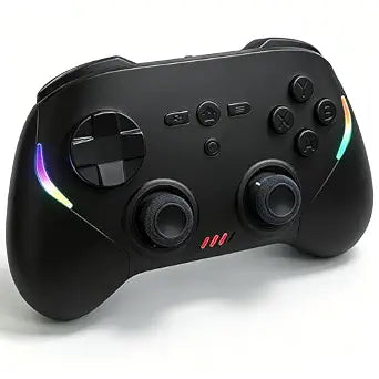 Wireless Gaming Controller for Android/iPhone/iPad/iOS/Tablet/Windows PC/Switch 2, Bluetooth Mobile Phone Gamepad with Hall Joysticks/Hall Triggers/RGB Lights/Vibration/Six-Axis Gyro/Xbox Cloud Game