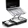 Laptop Stand with Storage Drawer, Heavy-Duty Metal Laptop Riser for Desk