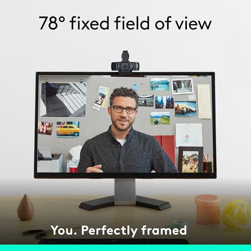 Logitech C920e HD 1080p Mic Enabled Webcam Certified Zoom Microsoft Teams