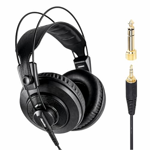 Superlux HD668B MKII Semi-Open Studio Headphones, 50mm Drivers, 56Ω, Wired