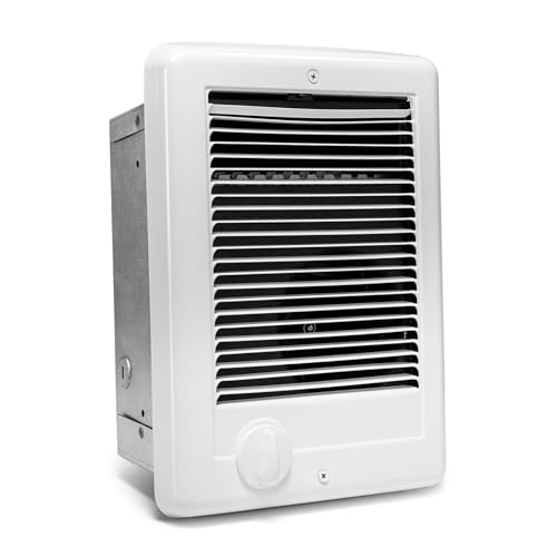 Electric Wall Heater for Indoor Use Complete Unit with Thermostat
