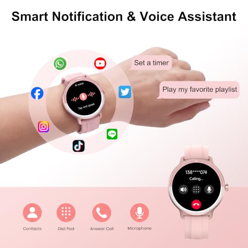 Smart Watch for Women with Bluetooth Calls & AI Voic | Smartwatches - Image 4