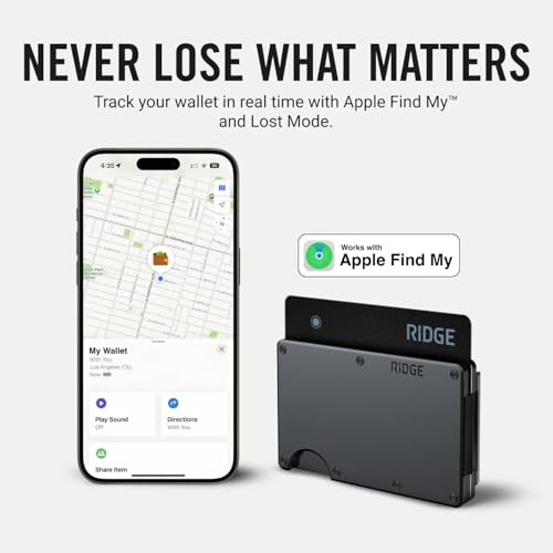 Ridge Wallet Tracker Card Compatible with Apple Find | Charging & Powe - Image 8