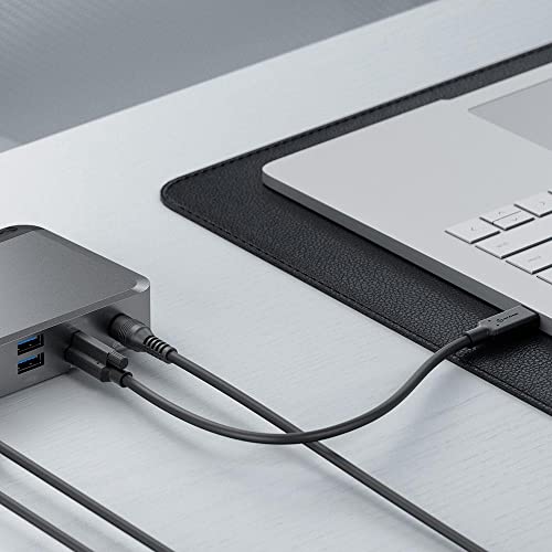 ALOGIC MX3 4K Triple Display Docking Station, 11-in-1 USB-C Dock with 3X DisplayPort, 100W Laptop Charging, USB Hub, Ethernet, SD & microSD Card Reader, Audio Jack for Windows Laptops