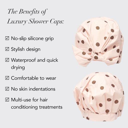 Kitsch Luxury Shower Cap for Women & Exfoliating Body Scrubber with Discount