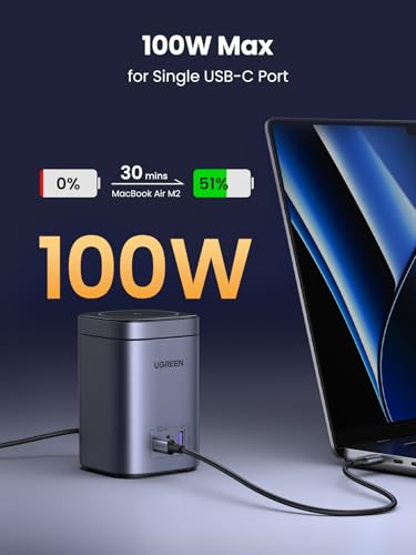 UGREEN Nexode 100W USB C Charging Station, 4-Port Ga | Charging & Powe - Image 4