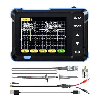 Handheld Digital Oscilloscope Multimeter, DSO152 2.8" TFT Kit - Portable Automotive Pocket Oscilloscope, 2.5MS/s High Sampling Rate, 200KHz Bandwidth, Trigger Function Auto/Normal/Single - Image 1