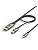 DisplayPort to USB C Cable with Power, 4K@60Hz DP to USB-C Adapter 6FT