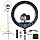 GWO 21 inch LED Ring Light with Tripod Stand 6000K Dimmable Makeup Selfie Light with Touch Panel Phone Holders for YouTube Vlog Video Shooting Include Carrying Bag and Remote Control CRI>90