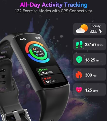 Smart Watch Fitness Tracker with 24/7 Heart Rate, Bl | Outdoor Lightin - Image 6