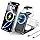 Acer 3 in 1 Charging Station for Apple Device, Magnetic Palm-Sized Foldable Fast Charger Stand Compatible with MagSafe for iPhone 17, Apple Watch & AirPods, Foldable Charging Dock for Desk S3