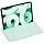 Macally Bluetooth Keyboard for Tablet | Wireless Keyboard for iPad mini/Air/Mini, iPhone (Multi-Device, Built-in Stand, Rechargeable) Easy to Use and Cute Portable - Mint Green
