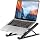 BESIGN LS01 Pro Ergonomic Laptop Stand, Plastic Laptop Riser, Portable and Adjustable Notebook Computer Holder Compatible with 10-14" Laptops (Black)