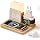 7 in 1 Clock with Charging Station, Charger with Alarm Clock Night Light