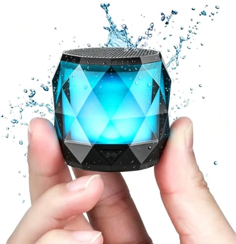 LFS Portable Mini Bluetooth Speaker with 7 Color Lights, TWS Stereo Pairing