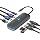 Type C 9 in 1 Wozoyo Docking Station with 2XUSB 5Gbps, 2X4K HDMI, Gigabit Ethernet, SD & TF Card Reader, PD 100W, USB 2.0, USB-C Hub, Compatible with Thunderbolt 4, macOS, Windows, Android & iOS