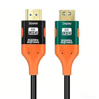 8K Fiber HDMI Cable 16FT, 48Gbps HDMI 2.1, HDR, One-Way for TV, PS5 & Xbox - Image 1