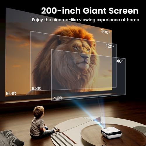 HAPPRUN Native 1080P Bluetooth Projector - Standard