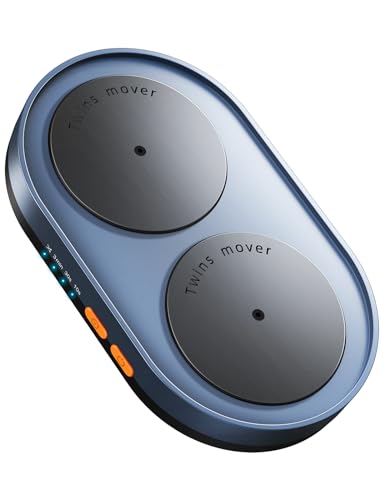 Vaydeer Dual Turntable Mouse Mover, Turbo 3 Mouse Jiggler with Adjustable Intervals, ON/Off Switch, Undetectable & Noiseless Mouse Shaker Simulate Realistic Mouse Movement for Secure Computer Activity - Image 2