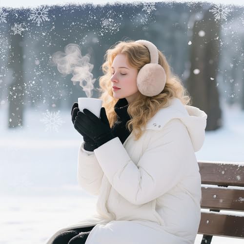 6 Pcs Foldable Winter Earmuffs for Women & Men